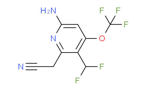 AM218454 | 1806191-31-0 | 6-Amino-3-(difluoromethyl)-4-(trifluoromethoxy)pyridine-2-acetonitrile