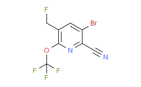 AM218460 | 1806172-27-9 | 3-Bromo-2-cyano-5-(fluoromethyl)-6-(trifluoromethoxy)pyridine