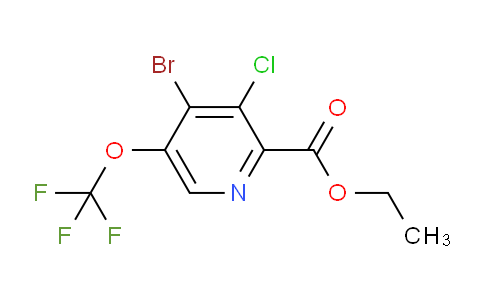 Ethyl 4-bromo-3-chloro-5-(trifluoromethoxy)pyridine-2-carboxylate