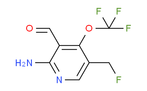 2-Amino-5-(fluoromethyl)-4-(trifluoromethoxy)pyridine-3-carboxaldehyde