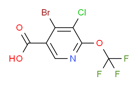 AM218481 | 1804591-55-6 | 4-Bromo-3-chloro-2-(trifluoromethoxy)pyridine-5-carboxylic acid