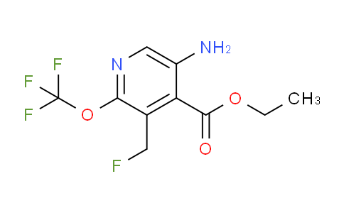 Ethyl 5-amino-3-(fluoromethyl)-2-(trifluoromethoxy)pyridine-4-carboxylate