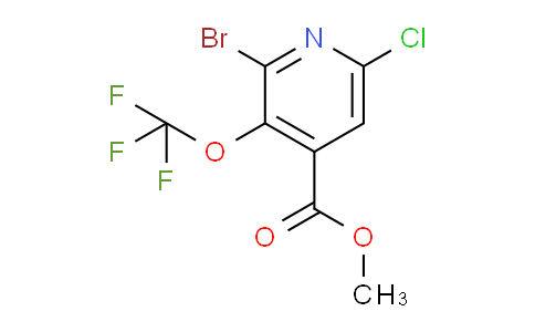 Methyl 2-bromo-6-chloro-3-(trifluoromethoxy)pyridine-4-carboxylate