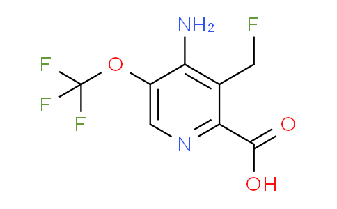 AM218488 | 1803660-32-3 | 4-Amino-3-(fluoromethyl)-5-(trifluoromethoxy)pyridine-2-carboxylic acid