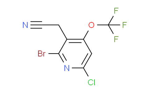 AM218510 | 1804379-18-7 | 2-Bromo-6-chloro-4-(trifluoromethoxy)pyridine-3-acetonitrile