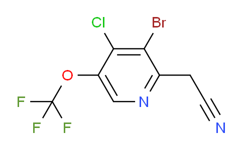AM218511 | 1806014-57-2 | 3-Bromo-4-chloro-5-(trifluoromethoxy)pyridine-2-acetonitrile