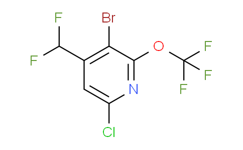 AM218515 | 1804651-66-8 | 3-Bromo-6-chloro-4-(difluoromethyl)-2-(trifluoromethoxy)pyridine