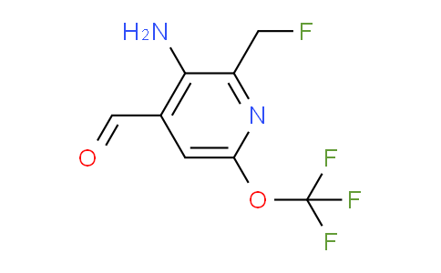 3-Amino-2-(fluoromethyl)-6-(trifluoromethoxy)pyridine-4-carboxaldehyde