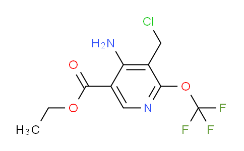 Ethyl 4-amino-3-(chloromethyl)-2-(trifluoromethoxy)pyridine-5-carboxylate