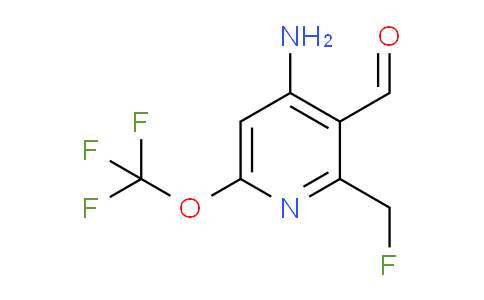 4-Amino-2-(fluoromethyl)-6-(trifluoromethoxy)pyridine-3-carboxaldehyde