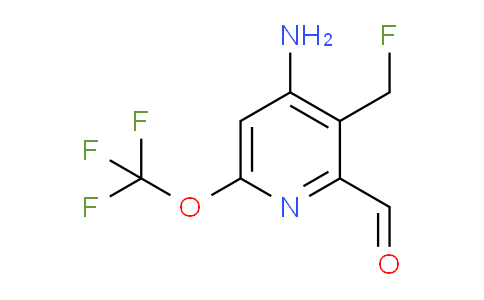 4-Amino-3-(fluoromethyl)-6-(trifluoromethoxy)pyridine-2-carboxaldehyde