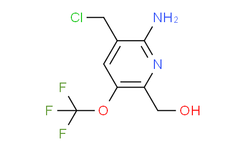 2-Amino-3-(chloromethyl)-5-(trifluoromethoxy)pyridine-6-methanol