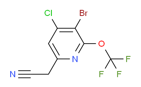 AM218565 | 1804379-64-3 | 3-Bromo-4-chloro-2-(trifluoromethoxy)pyridine-6-acetonitrile