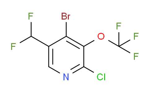 AM218572 | 1806013-92-2 | 4-Bromo-2-chloro-5-(difluoromethyl)-3-(trifluoromethoxy)pyridine