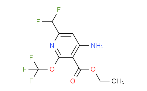 AM218588 | 1806137-83-6 | Ethyl 4-amino-6-(difluoromethyl)-2-(trifluoromethoxy)pyridine-3-carboxylate