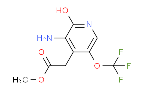 Methyl 3-amino-2-hydroxy-5-(trifluoromethoxy)pyridine-4-acetate