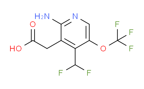 AM218596 | 1804532-79-3 | 2-Amino-4-(difluoromethyl)-5-(trifluoromethoxy)pyridine-3-acetic acid
