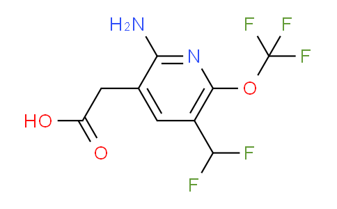 AM218598 | 1803603-16-8 | 2-Amino-5-(difluoromethyl)-6-(trifluoromethoxy)pyridine-3-acetic acid