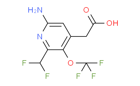 AM218599 | 1806152-85-1 | 6-Amino-2-(difluoromethyl)-3-(trifluoromethoxy)pyridine-4-acetic acid