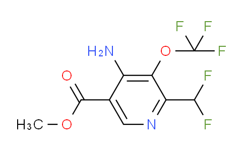 AM218604 | 1806137-51-8 | Methyl 4-amino-2-(difluoromethyl)-3-(trifluoromethoxy)pyridine-5-carboxylate
