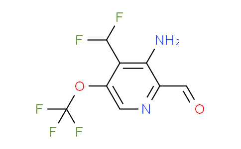 3-Amino-4-(difluoromethyl)-5-(trifluoromethoxy)pyridine-2-carboxaldehyde