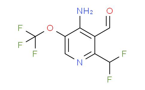 AM218608 | 1804028-57-6 | 4-Amino-2-(difluoromethyl)-5-(trifluoromethoxy)pyridine-3-carboxaldehyde