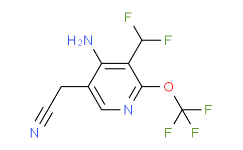 AM218621 | 1804027-71-1 | 4-Amino-3-(difluoromethyl)-2-(trifluoromethoxy)pyridine-5-acetonitrile