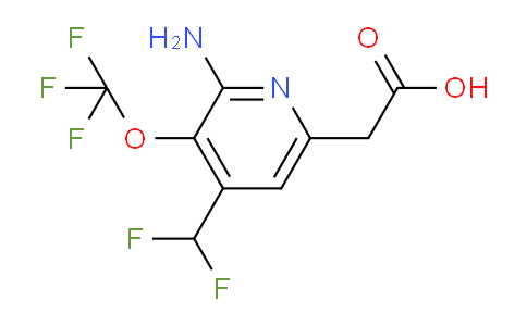 AM218646 | 1804535-82-7 | 2-Amino-4-(difluoromethyl)-3-(trifluoromethoxy)pyridine-6-acetic acid