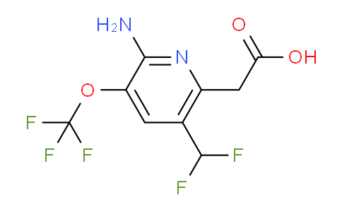 AM218648 | 1803660-78-7 | 2-Amino-5-(difluoromethyl)-3-(trifluoromethoxy)pyridine-6-acetic acid