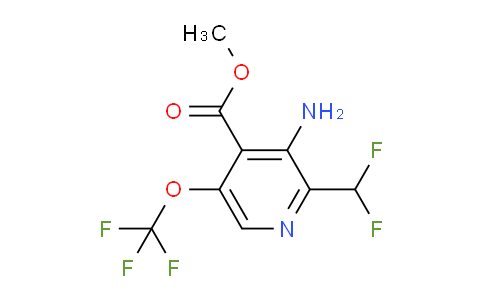 AM218654 | 1804535-62-3 | Methyl 3-amino-2-(difluoromethyl)-5-(trifluoromethoxy)pyridine-4-carboxylate