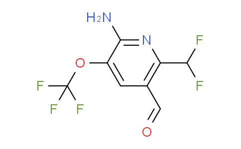 AM218661 | 1804379-25-6 | 2-Amino-6-(difluoromethyl)-3-(trifluoromethoxy)pyridine-5-carboxaldehyde