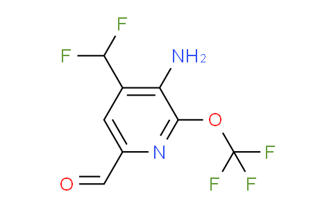 AM218665 | 1804603-36-8 | 3-Amino-4-(difluoromethyl)-2-(trifluoromethoxy)pyridine-6-carboxaldehyde