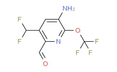 AM218667 | 1804379-59-6 | 3-Amino-5-(difluoromethyl)-2-(trifluoromethoxy)pyridine-6-carboxaldehyde