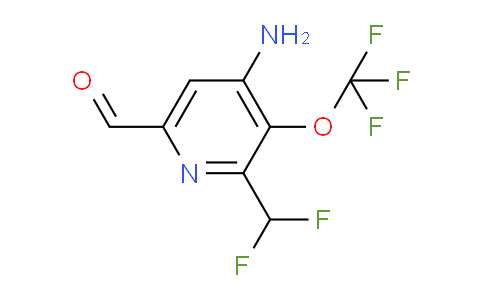 AM218668 | 1804379-80-3 | 4-Amino-2-(difluoromethyl)-3-(trifluoromethoxy)pyridine-6-carboxaldehyde