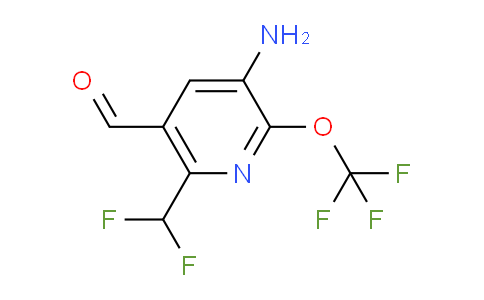AM218673 | 1804028-81-6 | 3-Amino-6-(difluoromethyl)-2-(trifluoromethoxy)pyridine-5-carboxaldehyde