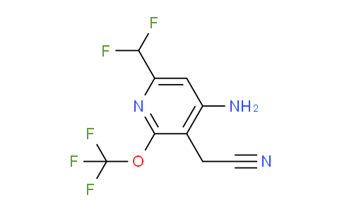 AM218675 | 1803658-08-3 | 4-Amino-6-(difluoromethyl)-2-(trifluoromethoxy)pyridine-3-acetonitrile