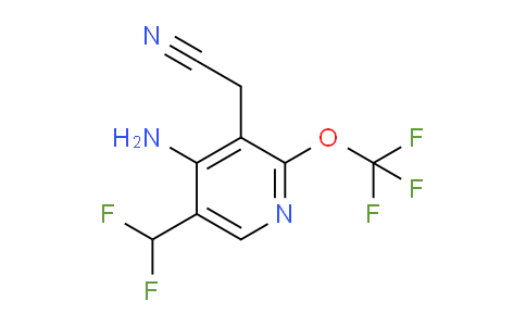 AM218677 | 1806001-64-8 | 4-Amino-5-(difluoromethyl)-2-(trifluoromethoxy)pyridine-3-acetonitrile