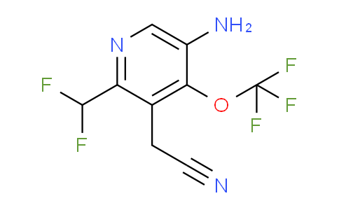AM218679 | 1803658-29-8 | 5-Amino-2-(difluoromethyl)-4-(trifluoromethoxy)pyridine-3-acetonitrile
