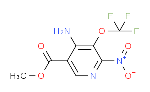 Methyl 4-amino-2-nitro-3-(trifluoromethoxy)pyridine-5-carboxylate