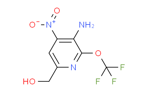 3-Amino-4-nitro-2-(trifluoromethoxy)pyridine-6-methanol
