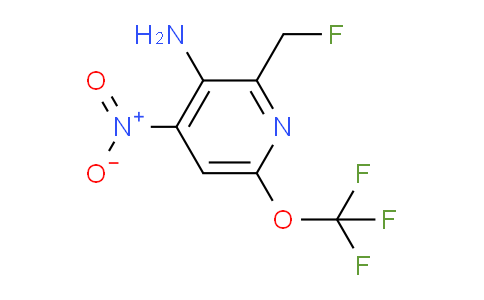 3-Amino-2-(fluoromethyl)-4-nitro-6-(trifluoromethoxy)pyridine