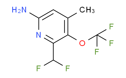 6-Amino-2-(difluoromethyl)-4-methyl-3-(trifluoromethoxy)pyridine