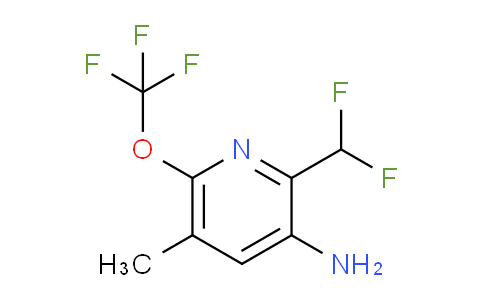 3-Amino-2-(difluoromethyl)-5-methyl-6-(trifluoromethoxy)pyridine