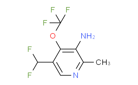 3-Amino-5-(difluoromethyl)-2-methyl-4-(trifluoromethoxy)pyridine