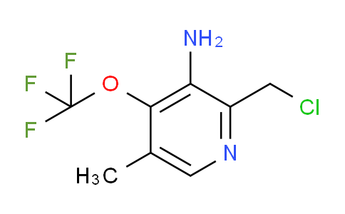 3-Amino-2-(chloromethyl)-5-methyl-4-(trifluoromethoxy)pyridine