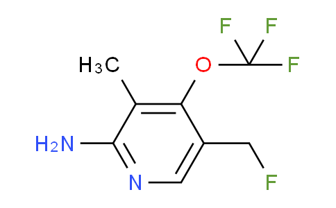 2-Amino-5-(fluoromethyl)-3-methyl-4-(trifluoromethoxy)pyridine