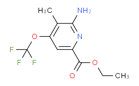 Ethyl 2-amino-3-methyl-4-(trifluoromethoxy)pyridine-6-carboxylate