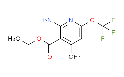 Ethyl 2-amino-4-methyl-6-(trifluoromethoxy)pyridine-3-carboxylate