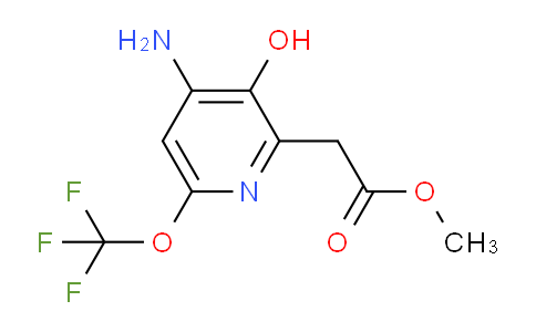 Methyl 4-amino-3-hydroxy-6-(trifluoromethoxy)pyridine-2-acetate