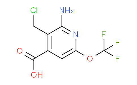 2-Amino-3-(chloromethyl)-6-(trifluoromethoxy)pyridine-4-carboxylic acid